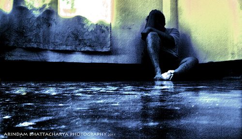 a man who is ashamed, lonely, and depressed